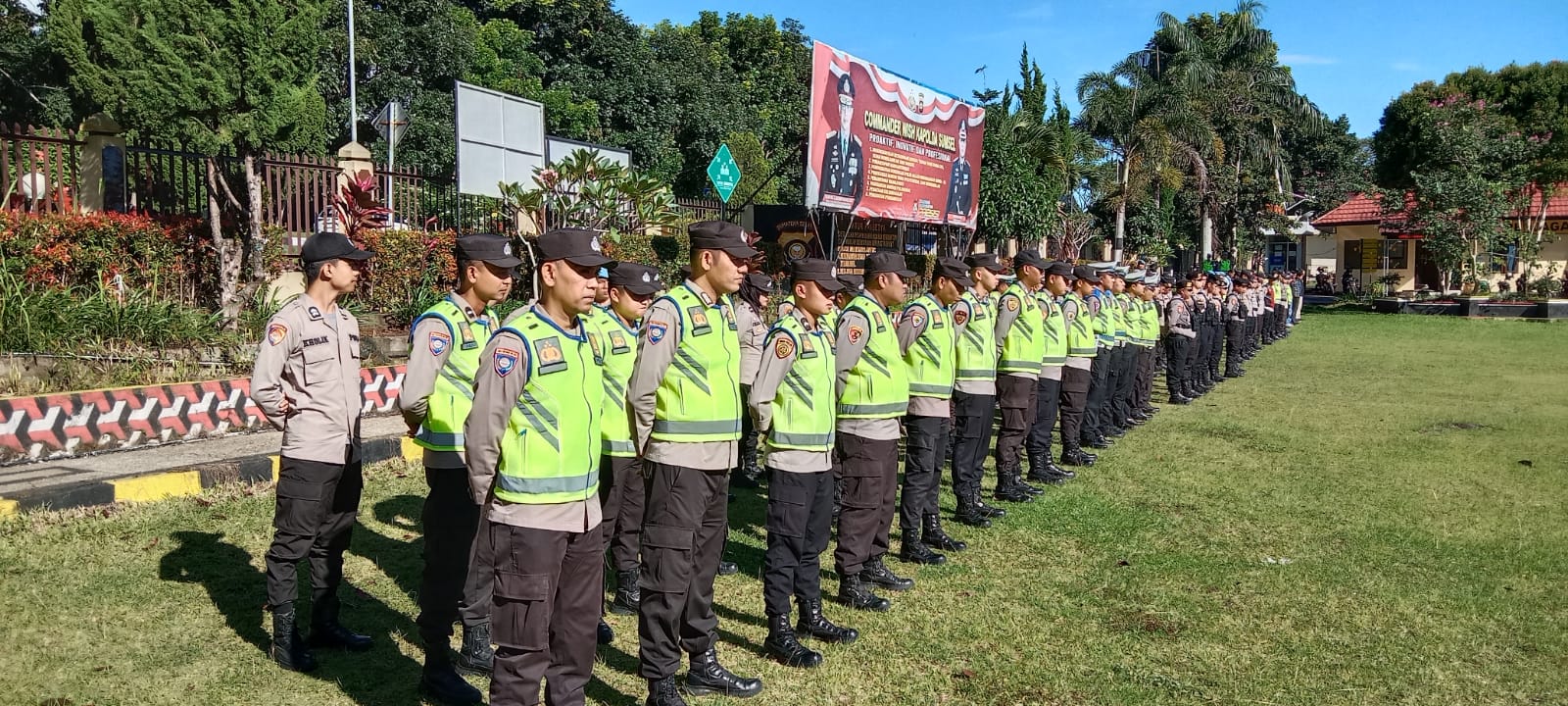 Polres Pagar Alam Siagakan Personel Untuk Pengamanan Kampanye