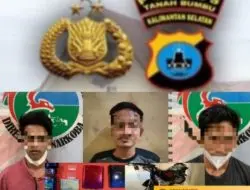 Satresnarkoba Polres Tanbu Amankan Pelaku diduga mengedar narkotika jenis Sabu saat Jam Besok Sel.