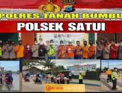 Sambut Puasa Ramadhan Polsek Satui Polres Tanbu, Rutin bagikan Nasi Bungkus Gratis Jumat Berkah Bersama PT.Arutmin,PT.PAMA, PT.DH, CLS Serta Donator.