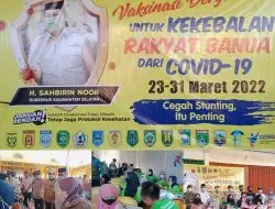 Pemerintah Prop.Kalsel Kerjasama PT.Arutmin indonesia Site Satui lakukan Vaksinasi Banua Bergerak.