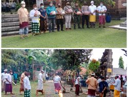 Kegiatan Upacara Tawur kesanga dalam rangka perayaan Nyepi Tahyn baru saka 1944 /2022 di Pura Mandara Giri Gunung Selok Desa Karang Benda Kec. Adipala Kab. Cilacap