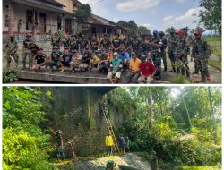 Yonarmed 3/105 Tarik/NP Serbu Talang Londo di Desa Kalijoso Secang.