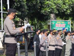 Jelang Hari Raya Idul Fitri 1443 H, Polres Majalengka Laksanakan Apel Gelar Pasukan OPS Keselamatan Lodaya 2022