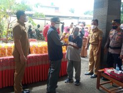 Jajaran Polsek Polres Majalengka Pengamanan Operasi Pasar Murah Minyak Goreng di 3 Kecamatan Oleh Pemkab Majalengka