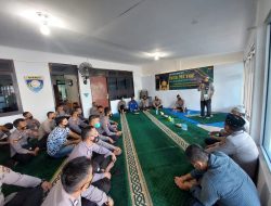 Mapolres Bangka Laksanakan Kegiatan Peringatan Isra Miraj Nabi Muhammad Saw 1443, H.