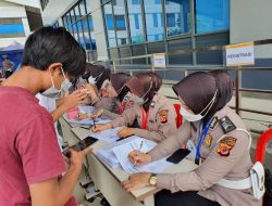 Polres Majalengka Gencarkan Akselerasi Vaksinasi Covid 19 di PT. Shoetown Ligung Indonesia