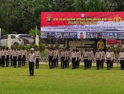 Polres Pagaralam Gelar Operasi Keselamatan Musi 2022