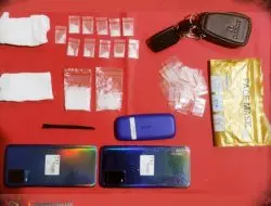 Simpan Sabu 13,05 Gram Pasutri, Di Tangkap Satres Narkoba Polres Bangka