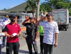 Satlantas Polres Bangka Laksanakan Giat Penyekatan PPKM Bersama Team Gabungan