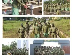 Dalam Rangka HUT Kostrad Ke 61 Yonarned 11 Kostrad Ziarah Ke Taman Makam Pahlawan