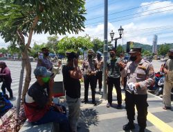 Tim Gabungan Polres Majalengka Berikan Himbauan Prokes Covid-19 dan Bagikan Masker