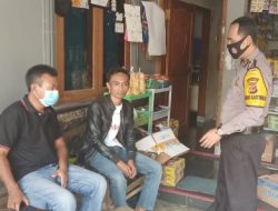 Polsek Bantarujeg Sambangi Warga Berikan Himbauan Prokes dan Vaksinasi