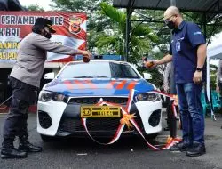 Polres Banjar Terima 2 Unit Kendaraan Dinas Baru