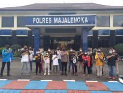 Wakapolres Majalengka Lepas Kontingen Karate Kejurda Kapolda Cup 2022