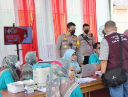 Percepat Capaian Vaksinasi Covid 19, Polres Majalengka Kembali Gelar Vaksinasi Presisi Serentak