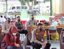 Dipantau Langsung Kapolri, Kapolres Majalengka Ikuti Zoom Meeting Vaksinasi Serentak