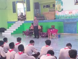 Polsek Susukan Lakukan Pembinaan Di SMPN 1 Tentang Kenakalan Remaja