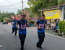 Polres Bangka Melaksanakan Tes Kesempatan Jasmani Berkala Semester 1 T.A 2022