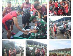 Staaf 2/Intel Yonarmed 11 Kostrad Laksanakan Pemeriksaan Kendaraan Dinas dan Pribadi