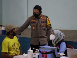 Dipimpin Langsung Kapolres, Polres Majalengka Gelar Serbuan Vaksinasi Covid 19 di Wilayah Kadipaten