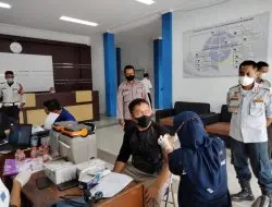 Polres Banjar Lakukan Monitoring Pelaksanaan Vaksin