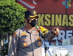 Wakapolres Majalengka Pimpin Apel Kesiapan Gebyar Vaksinasi di Kecamatan Dawuan