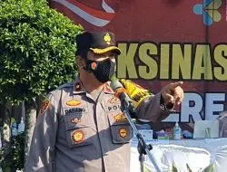 Wakapolres Majalengka Pimpin Apel Kesiapan Gebyar Vaksinasi di Kecamatan Dawuan