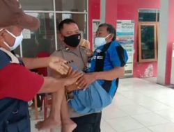 Pak Babin, Kabulkan Warganya Yang Sakit Lumpuh Ingin di Vaksin