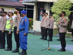 Bertempat Dilapangan Polres Bangka Apel Kali Secara Rutin Dilaksanakan Apel Jam Pimpinan