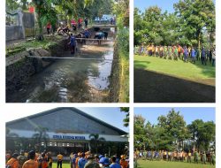 Ambyar..NJegur Kali Ngresiki Sampah Di Saluran Kalibening