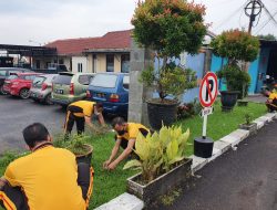 Cegah Covid-19 dan DBD, Rutinitas Polres Majalengka Budayakan Jumat Bersih