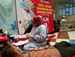 HUT PPNI RSUD Cideres adakan Donor Darah dan Vaksinasi