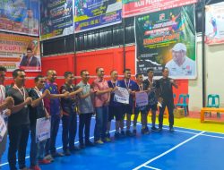 Klub KBC Raih Juara Pertama Dan Unggul di Turnamen Bulu Tangkis Dandim Cup I Bireuen