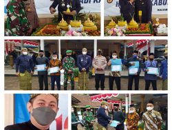 Di Hari Jadi Ke 166 Tahun Kabupaten Cilacap, Diperingati di Pendopo Kecamatan Dayeuhluhur Dengan Menggunakan Pakaian Adat Budaya.