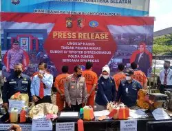 Polda Sumsel Berhasil Bongkar Kasus BBM Oplosan