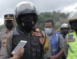 Persiapan Ops Ketupat 2022, Kapolres Sumedang Cek Jalur Amblas Cireki