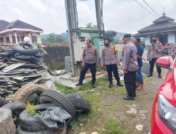 Sambangi Pabrik Batu Alam, Kapolres Ingatkan Prokes dan Disiplin Dalam Kerja