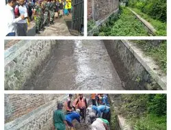 Ambyar Ratusan Warga Masyarakat Turun Gunung Bersihkan Sampah