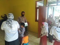 Guna Memutus Mata Rantai Covid-19 Kanit Binmas Polsek Cingambul Monitoring Vaksinasi