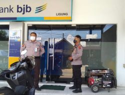 Cegah C3 Bhabinkamtibmas Polsek Ligung Melaksanakan Sambang di Bank BRI dan Bank BJB Unit Ligung