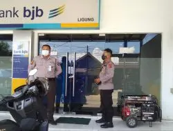 Cegah C3 Bhabinkamtibmas Polsek Ligung Melaksanakan Sambang di Bank BRI dan Bank BJB Unit Ligung