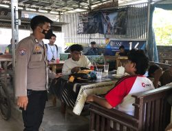 Terus Gencarkan Pencegahan Penyebaran Covid19,Polsek Kasokandel Rutinkan Himbauan Prokes