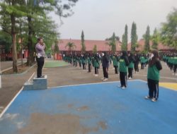 Satlantas Polres Majalengka Laksanakan Penyuluhan Pembentukan Karakter Pada Pelajar SMKN 1 Palasah