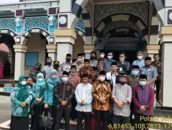 Kapolsek Sukahaji Dampingi Bupati Hadiri Peresmian Masjid Besar Al-Huda Sukahaji