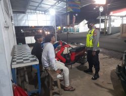 Cegah Gangguan Kamtibmas, Polsek Banjaran Tingkatkan Patroli Malam Hari, Serta himbau Warga Patuh Prokes