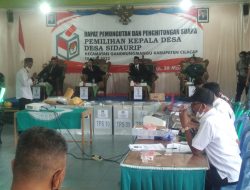 ANTUSIASME WARGA DESA SIDAURIP KECAMATAN GANDRUNGMANGU KABUPATEN CILACAP IKUTI PILKADES SERENTAK 2022