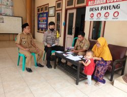 Bhabinkamtibmas Desa Payung Sambangi Balai Desa Berikan Himbauan Kamtibmas