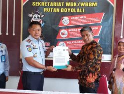 Kepala Rutan Boyolali melakukan Upaya Pengendalian Uang Cash didalam Rutan.