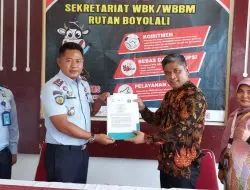 Kepala Rutan Boyolali melakukan Upaya Pengendalian Uang Cash didalam Rutan.
