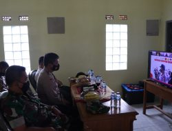 Kabag Ops Polres Majalengka Ikuti Vicon Vaksinasi Bersama Kabareskrim Polri